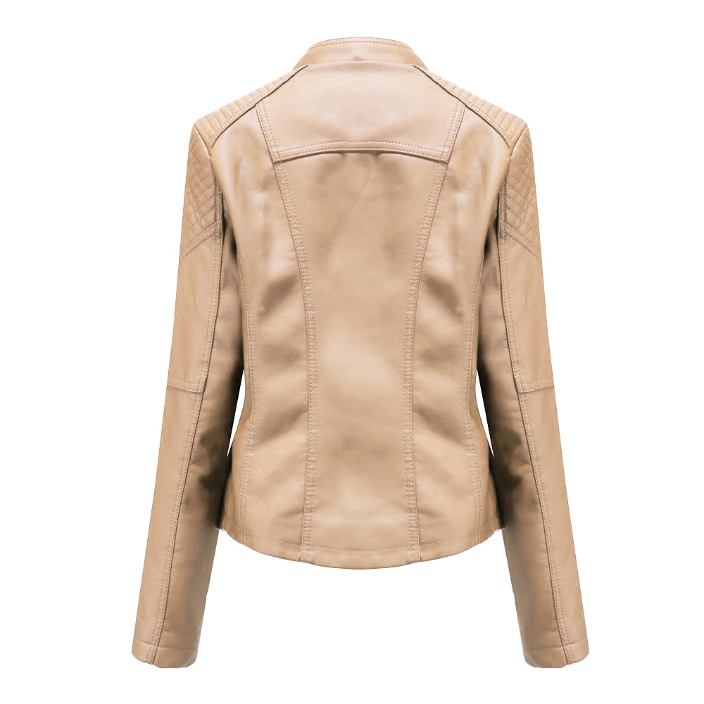 Lana - Chaqueta de cuero para mujer elegante y atemporal