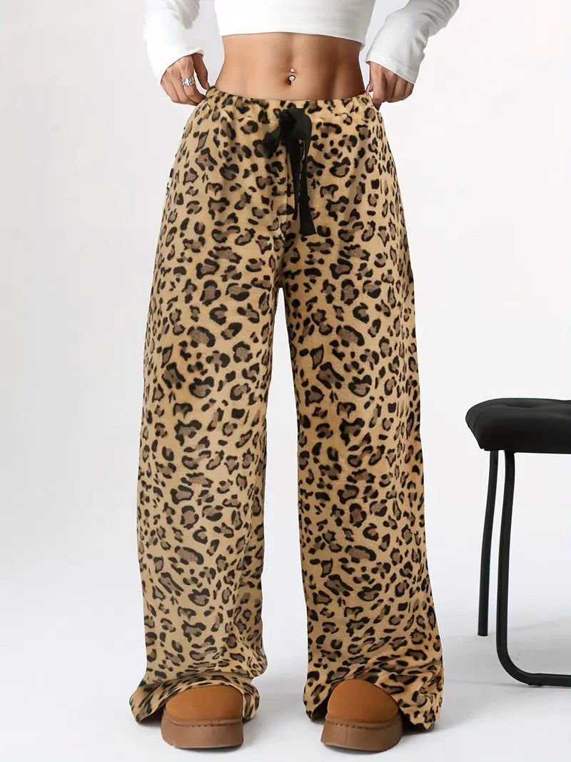 Bianca – Pantalón estampado leopardo