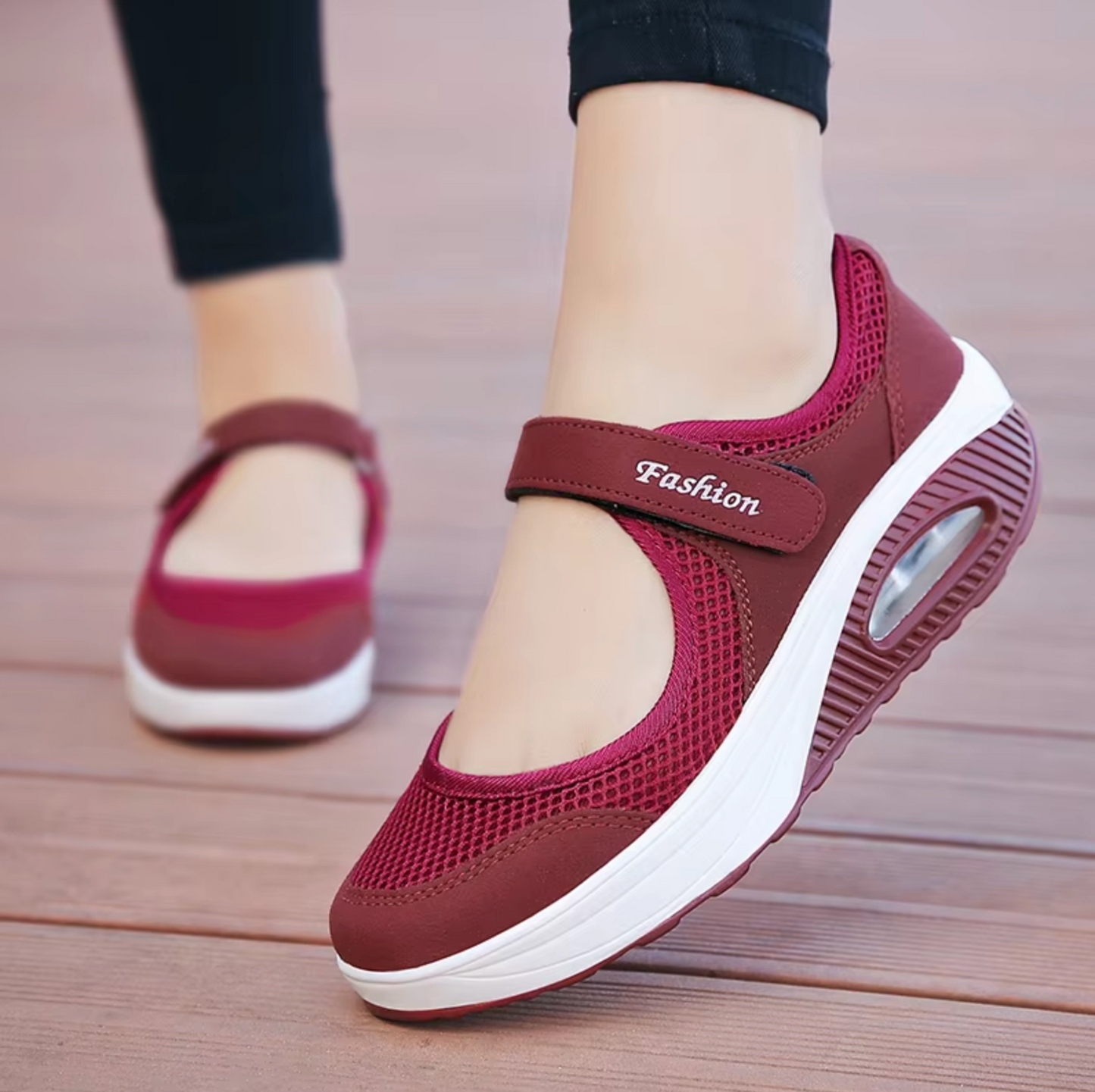 Mariko – Zapatos de malla con velcro