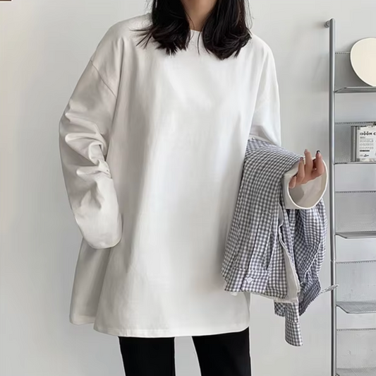 Alodia – Camisa oversize de manga larga