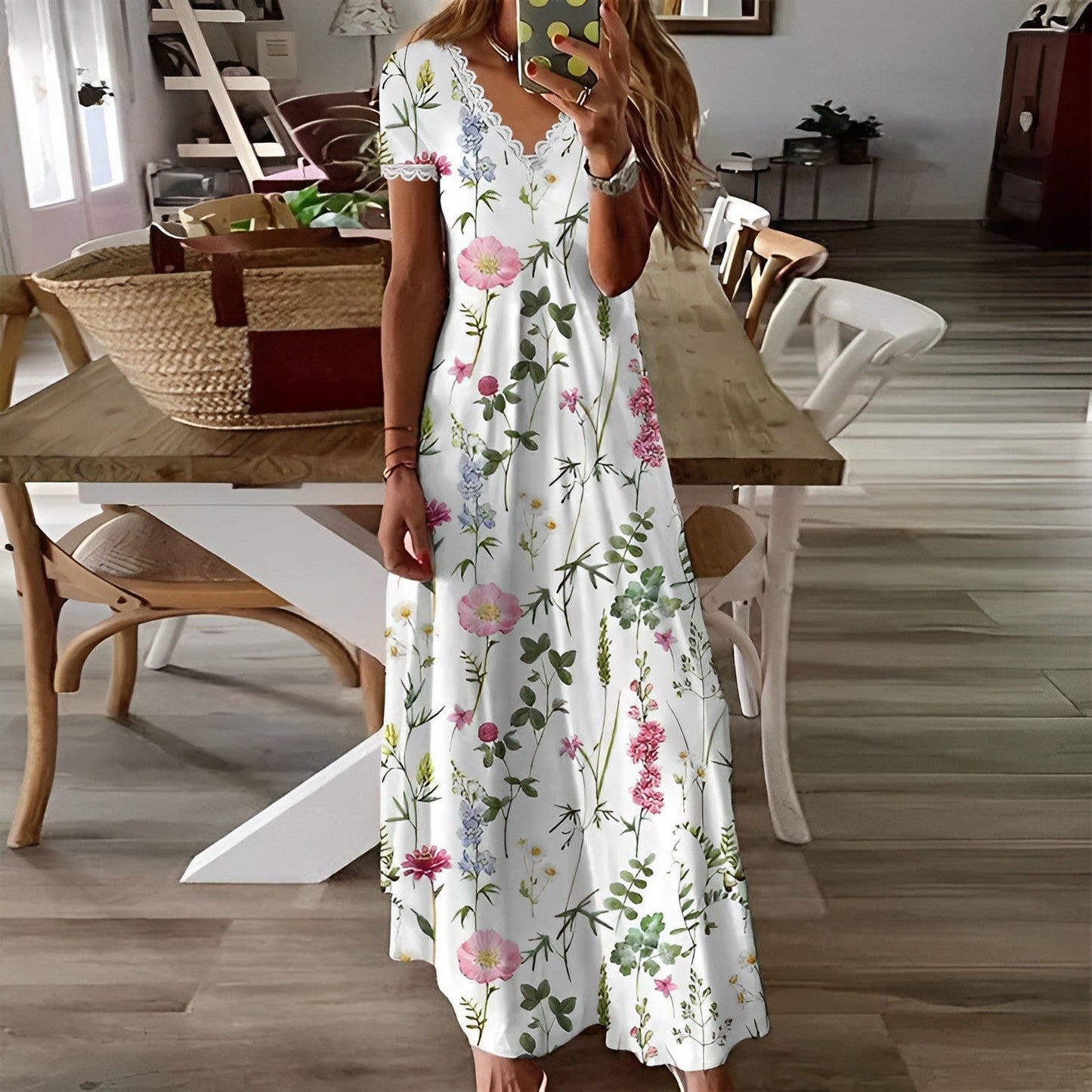 ALMA - Vestido Floral Elegante y con Estilo