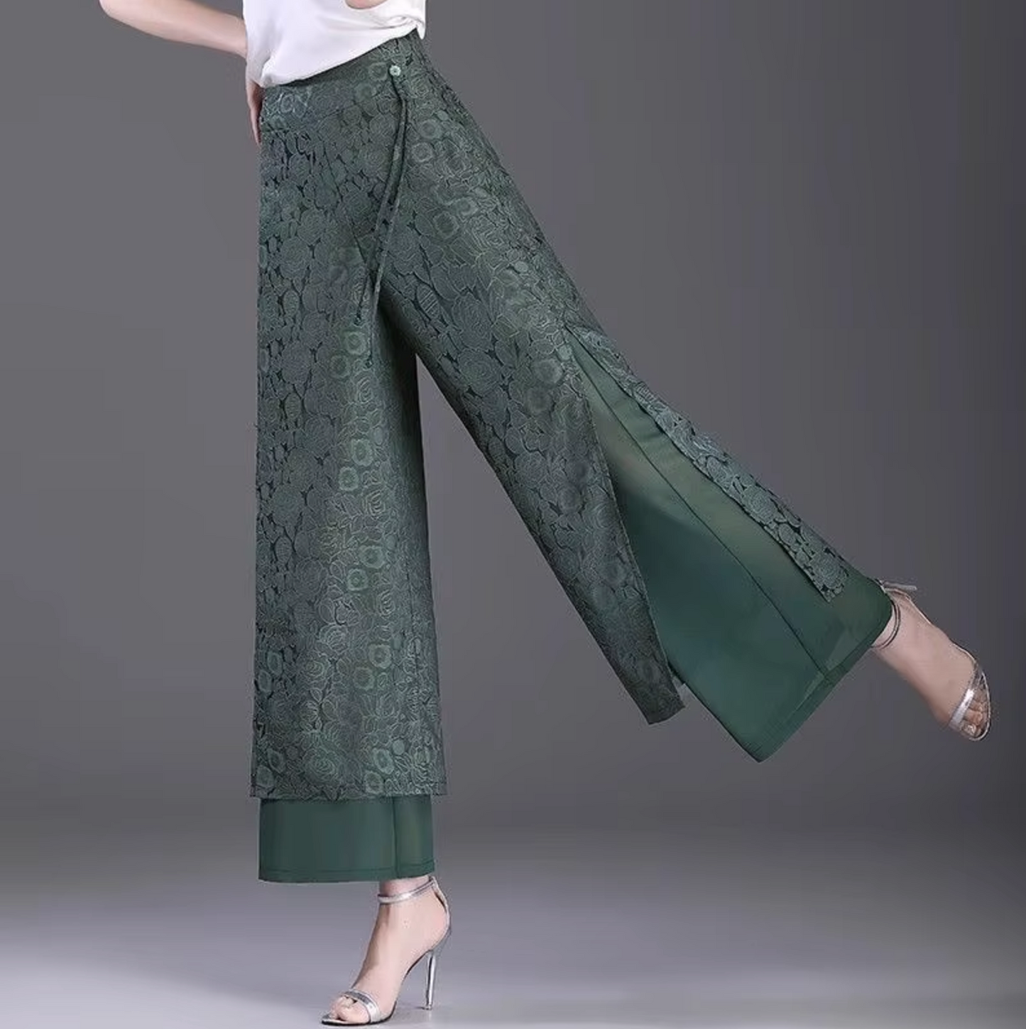 Sloane – Pantalones anchos con estilo