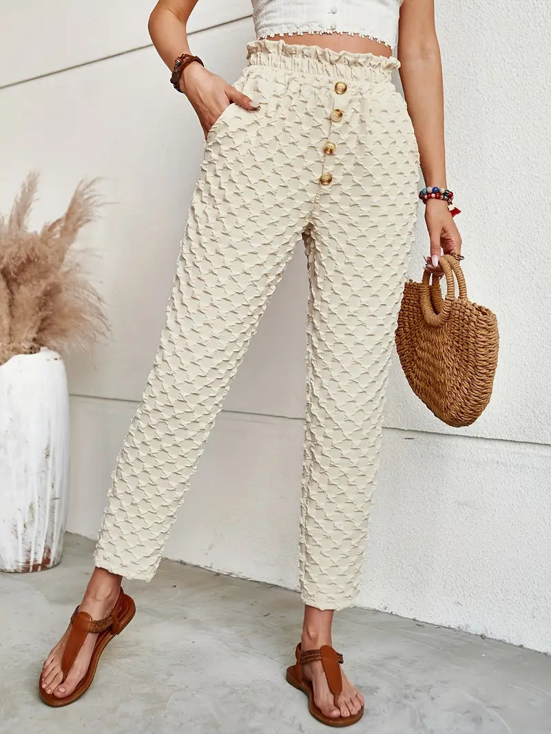 Indah – Pantalón elegante con estampado 3B