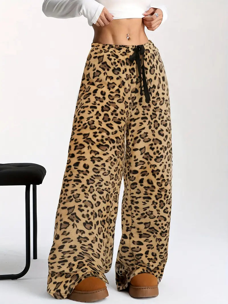 Bianca – Pantalón estampado leopardo