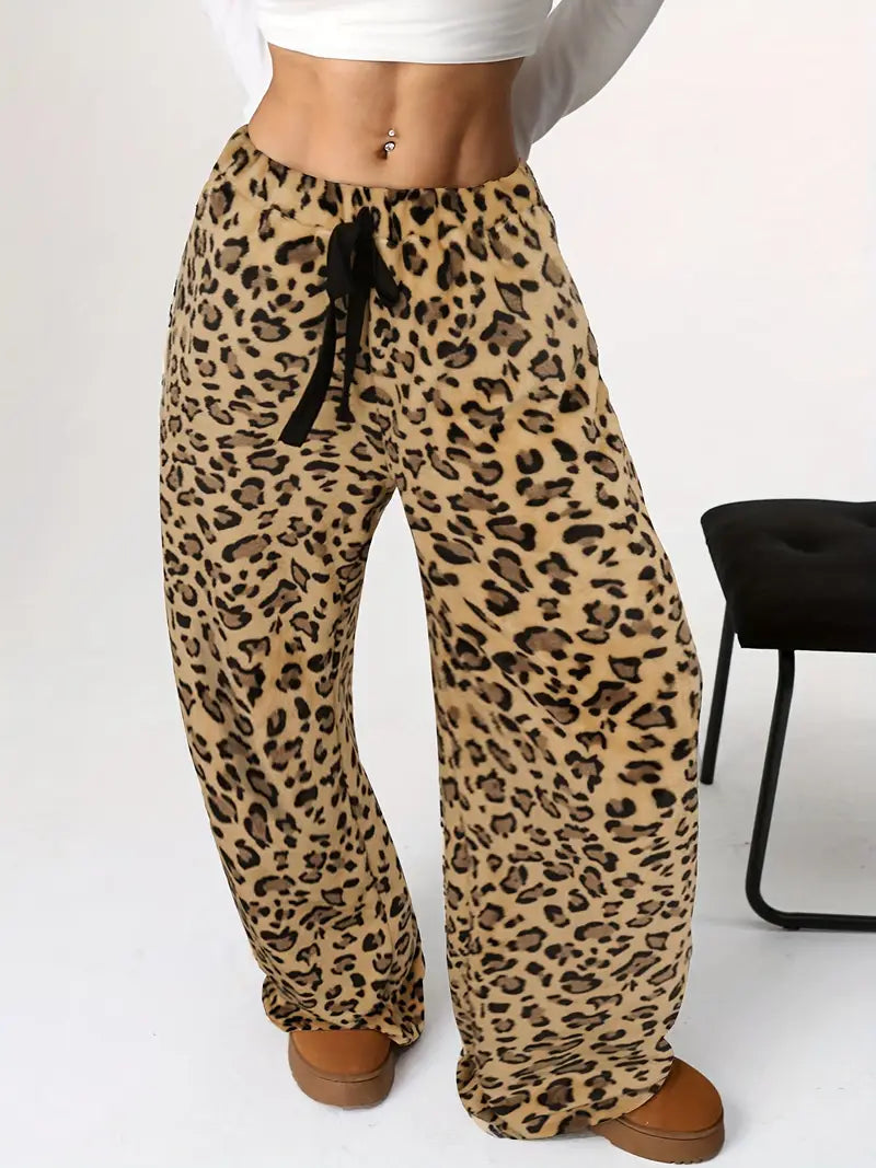 Bianca – Pantalón estampado leopardo