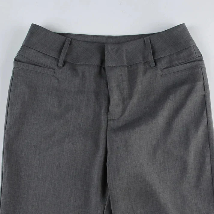 Shanti – Pantalón acampanado con cintura baja