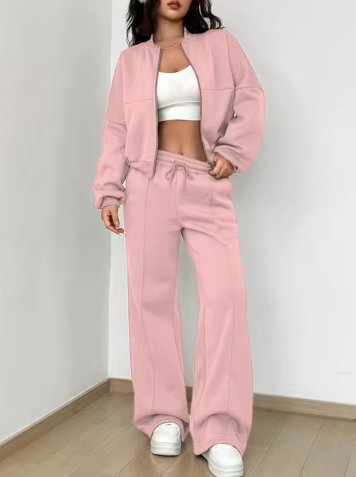 Shama – Conjunto bomber y pantalón de algodón