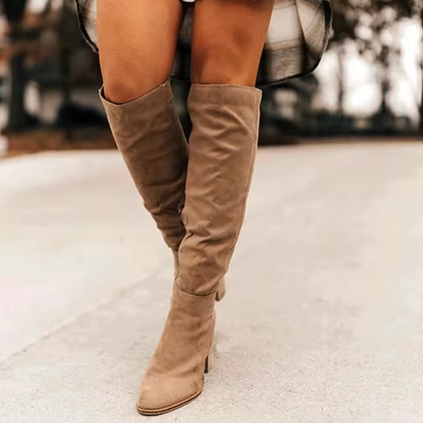 Jayne – Botas de cuero hasta la rodilla