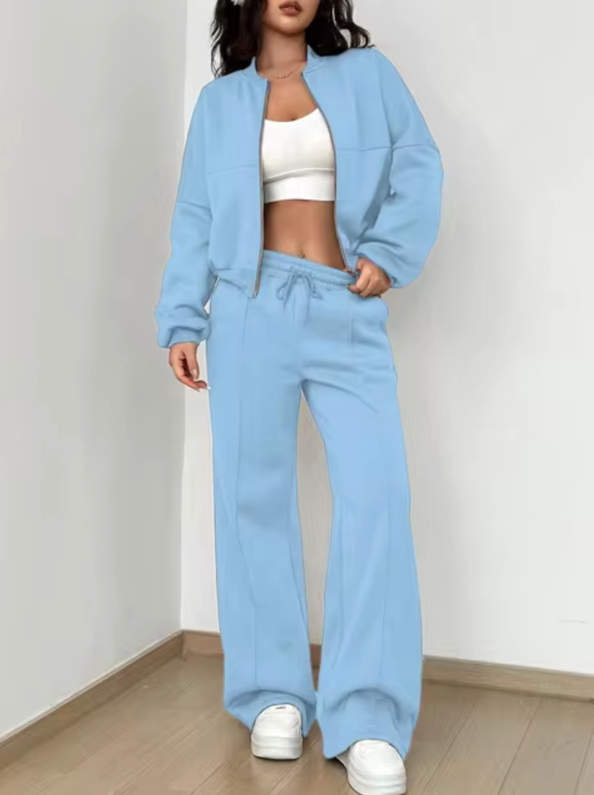 Shama – Conjunto bomber y pantalón de algodón