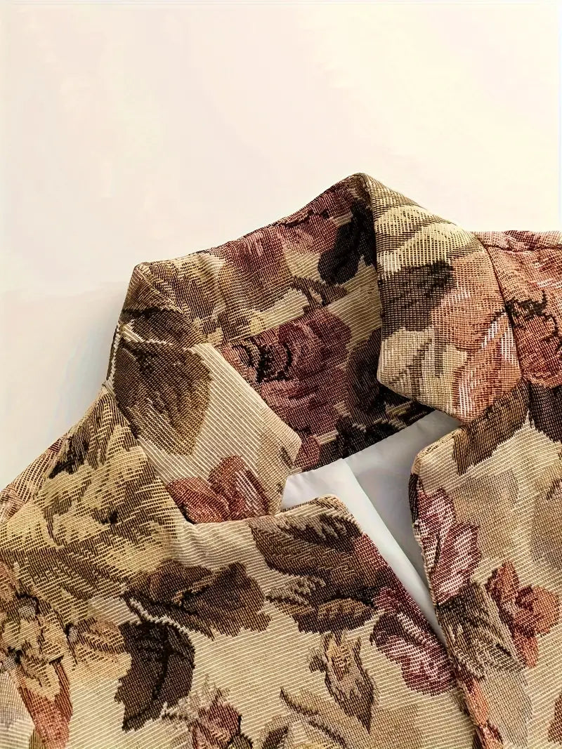 Remy – Chaqueta floral vintage