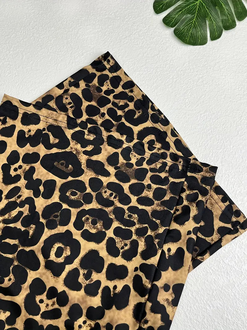 Eloise – Pantalón holgado estampado leopardo