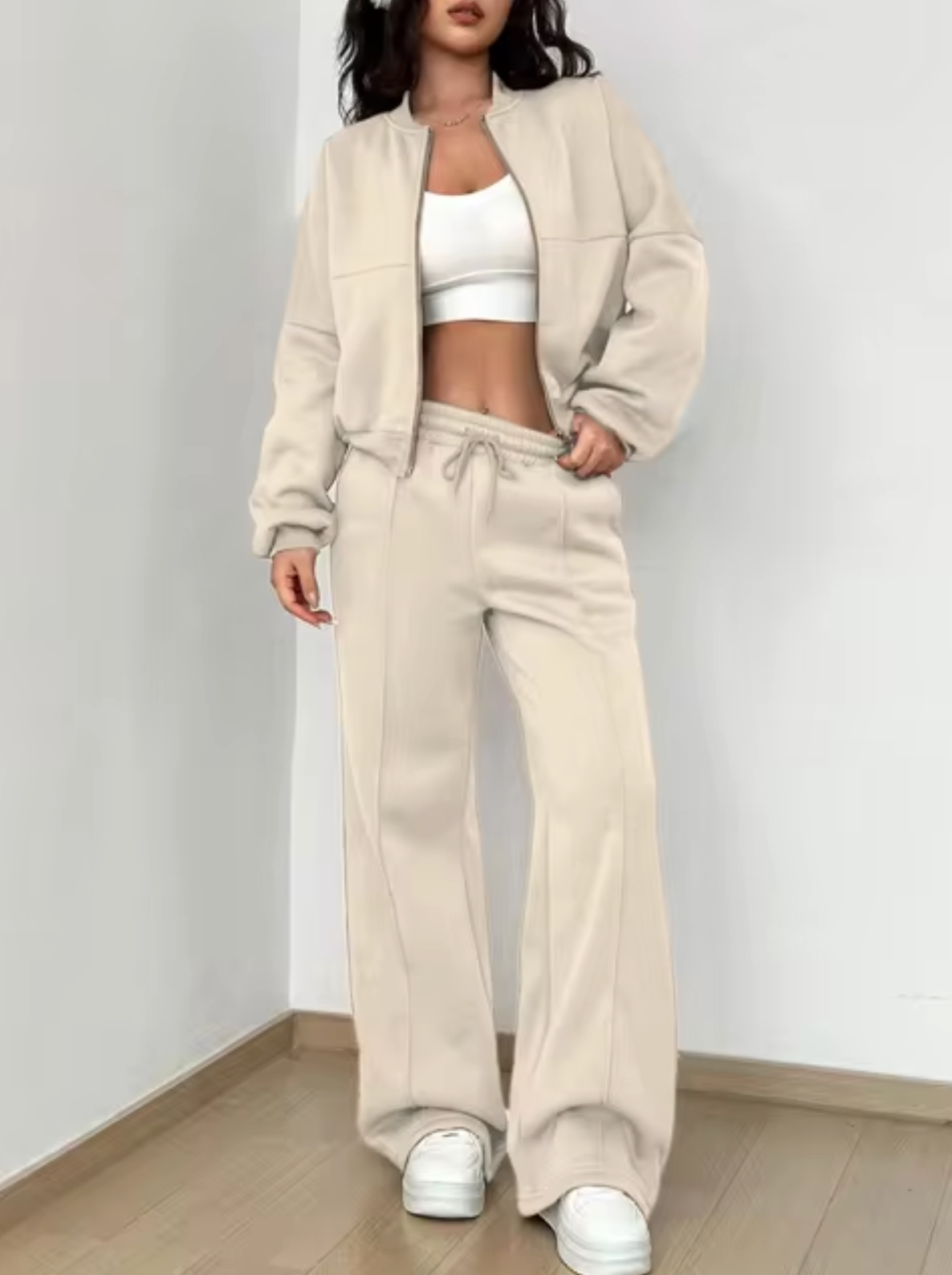 Shama – Conjunto bomber y pantalón de algodón