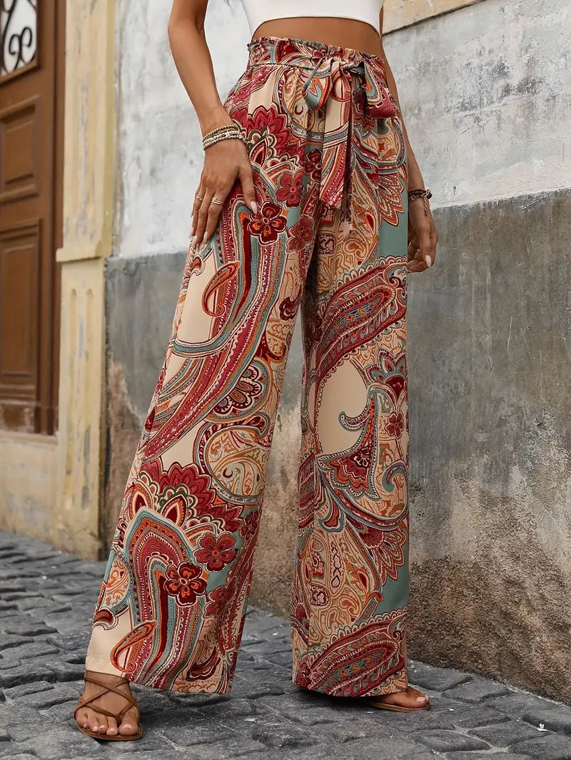 Stella - Pantalón Recto Boho