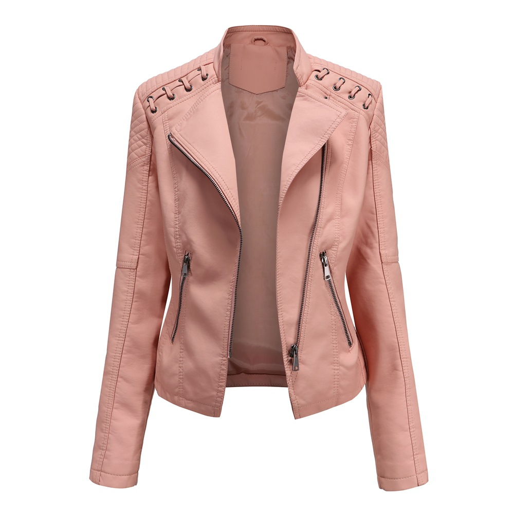 Lana - Chaqueta de cuero para mujer elegante y atemporal