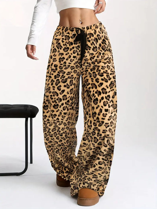 Bianca – Pantalón estampado leopardo