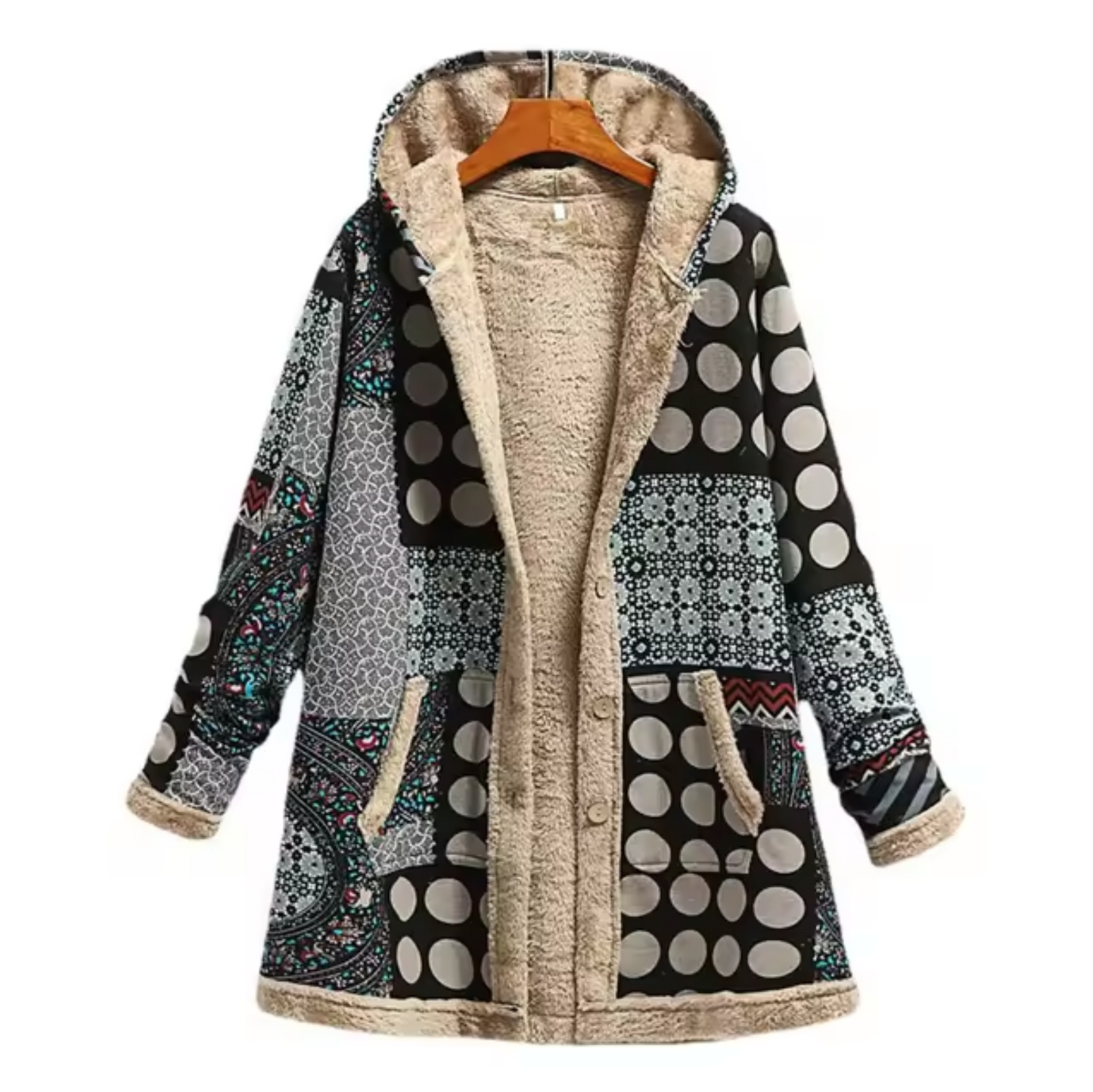 Shayla – Chaqueta de invierno de algodón con capucha