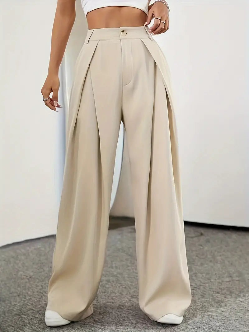 Tonette – Pantalón recto elegante de algodón