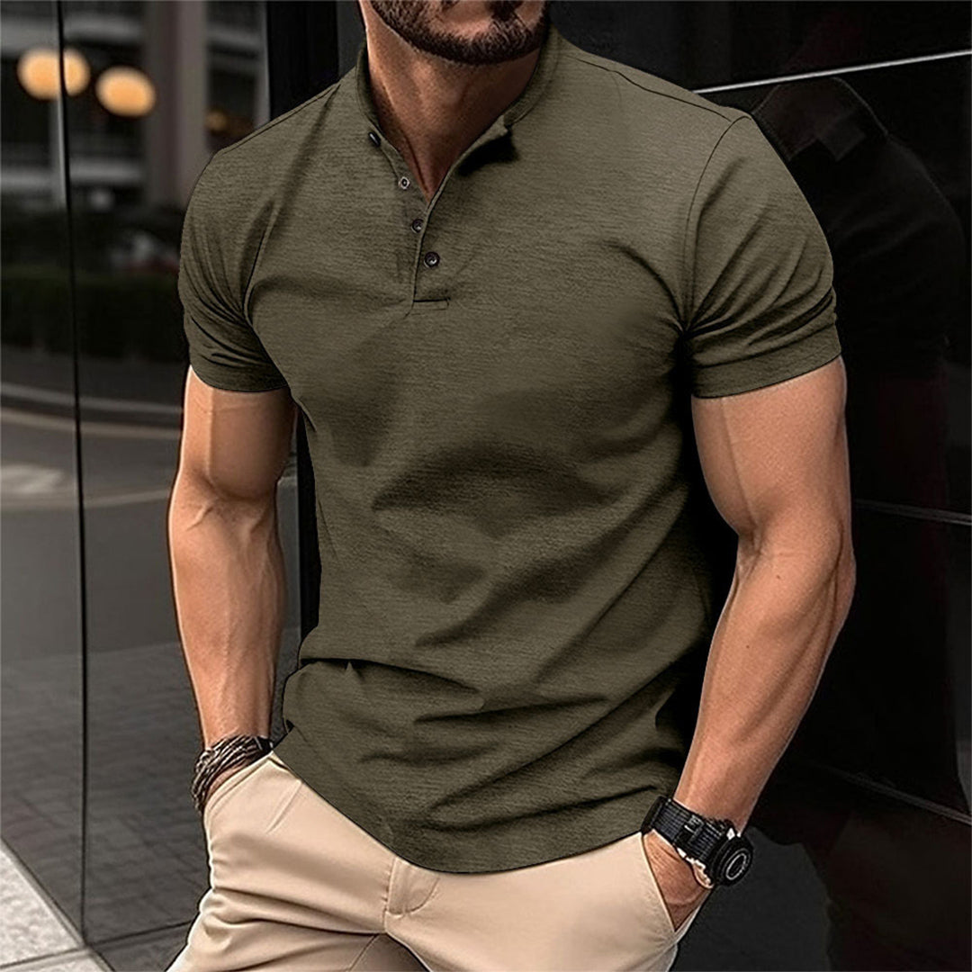 Gary - Camisa abotonada de corte relajado para hombre