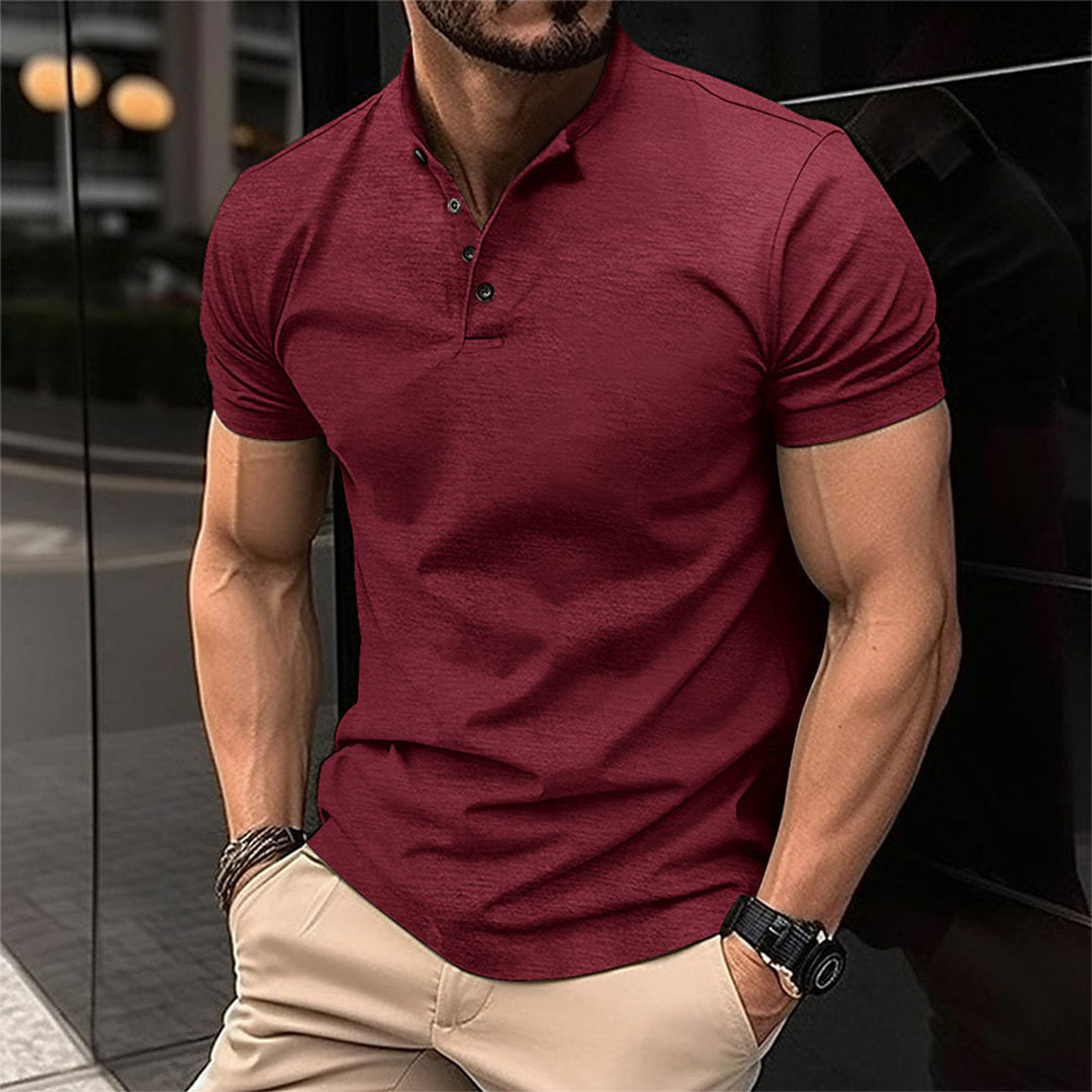 Gary - Camisa abotonada de corte relajado para hombre