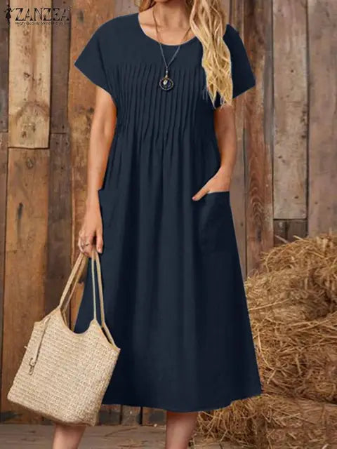 Abigail - Vestido midi vintage