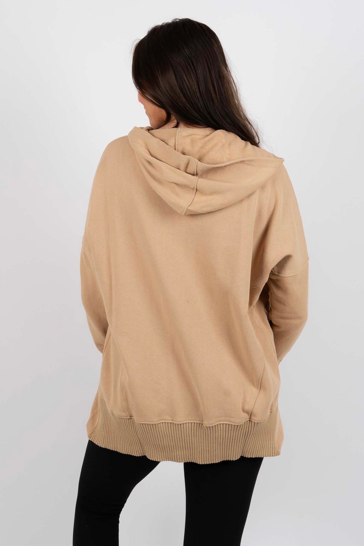 Bea - Blusa Sudadera con Cuello en V y Botones