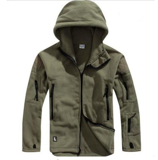 Jack - Chaqueta para Hombre Estilo Militar con Capucha para Deportes