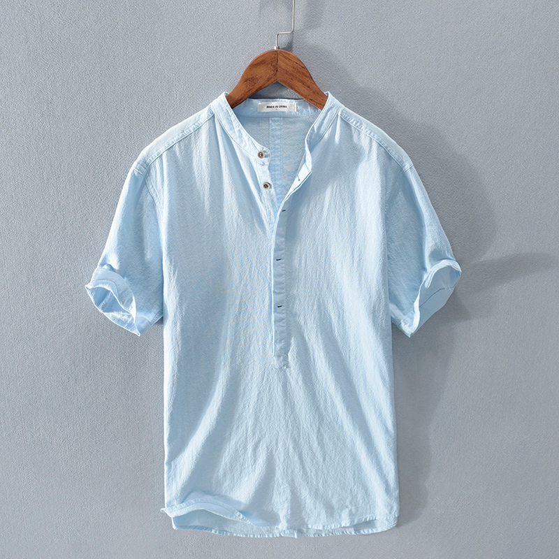 Leo - Camiseta de cuello alto para hombre