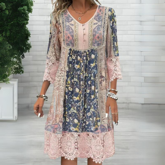 Hannalie - Vestido Bohemio Chic - Estilo para Cualquier Ocasión