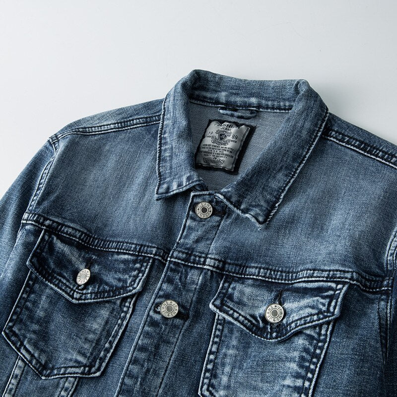 Luis - Chaqueta de Denim para Hombres