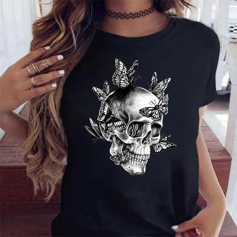 Silvia - Camiseta calavera