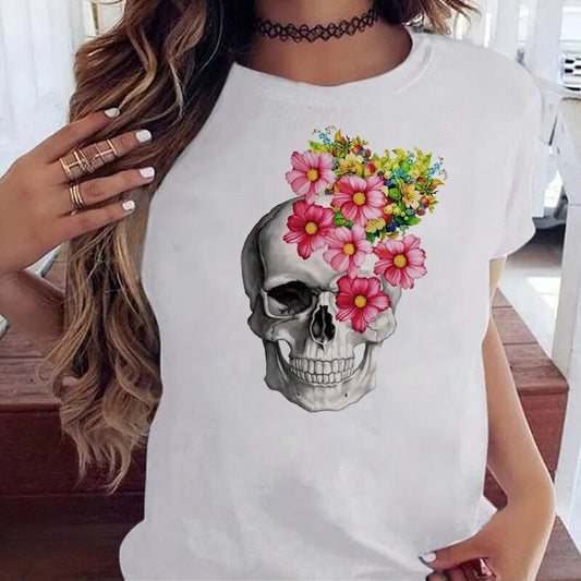 Silvia - Camiseta calavera