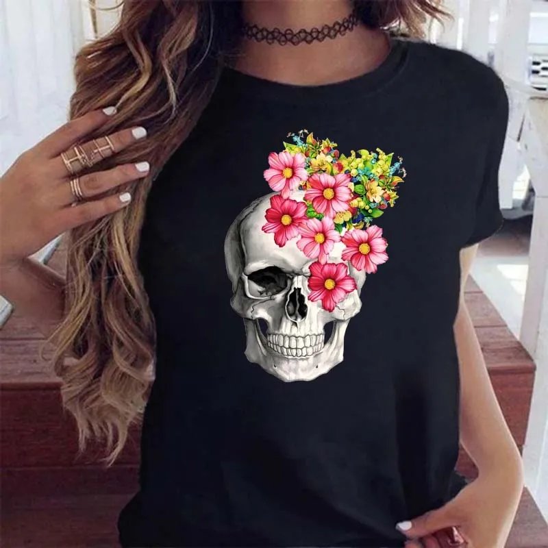 Silvia - Camiseta calavera