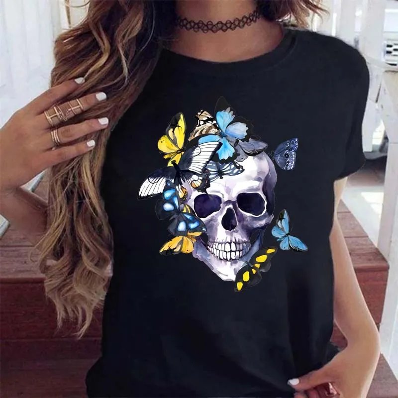 Silvia - Camiseta calavera