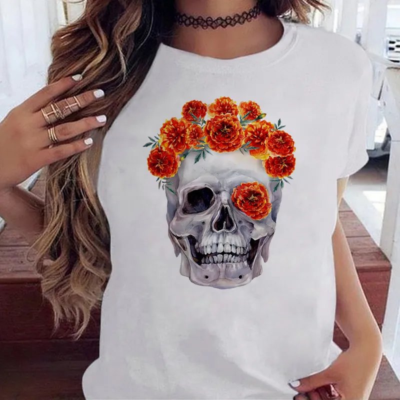 Silvia - Camiseta calavera