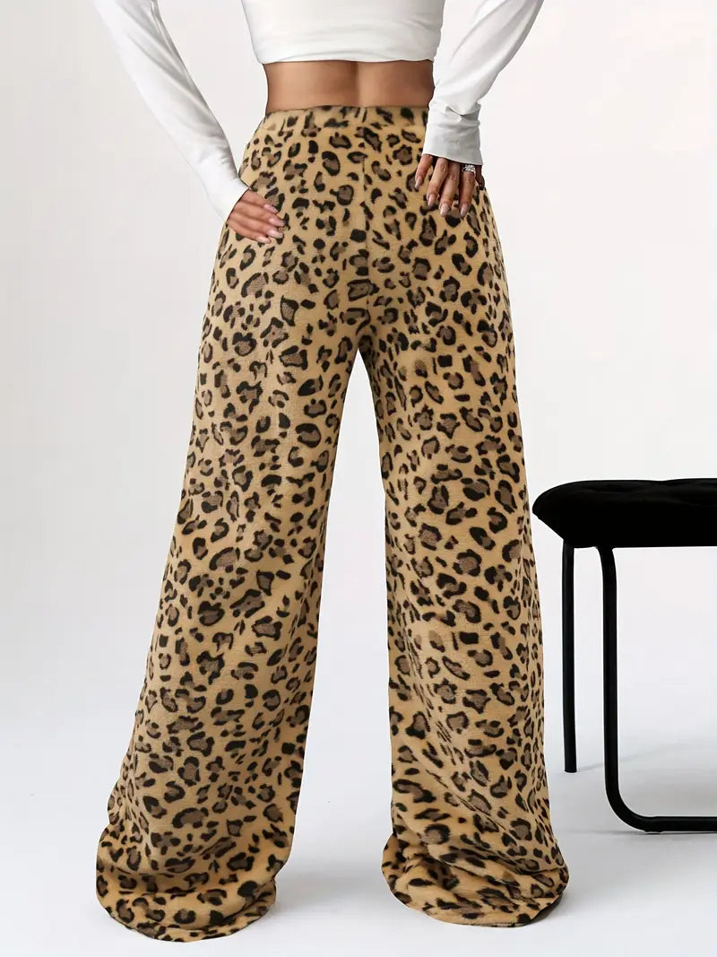 Bianca – Pantalón estampado leopardo