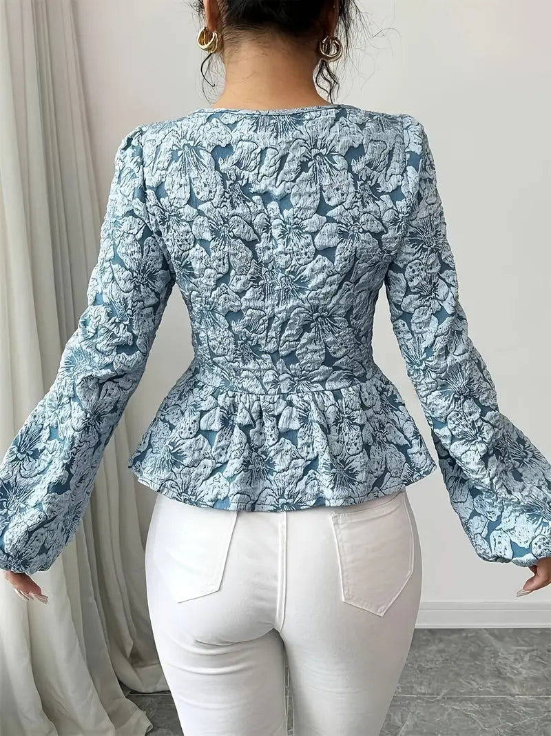 Verity – Blusa elegante con estampado floral