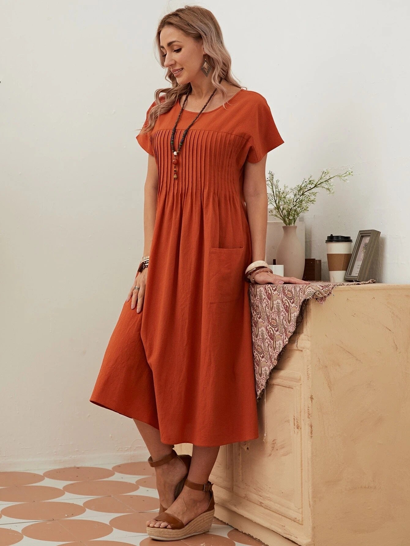 Abigail - Vestido midi vintage