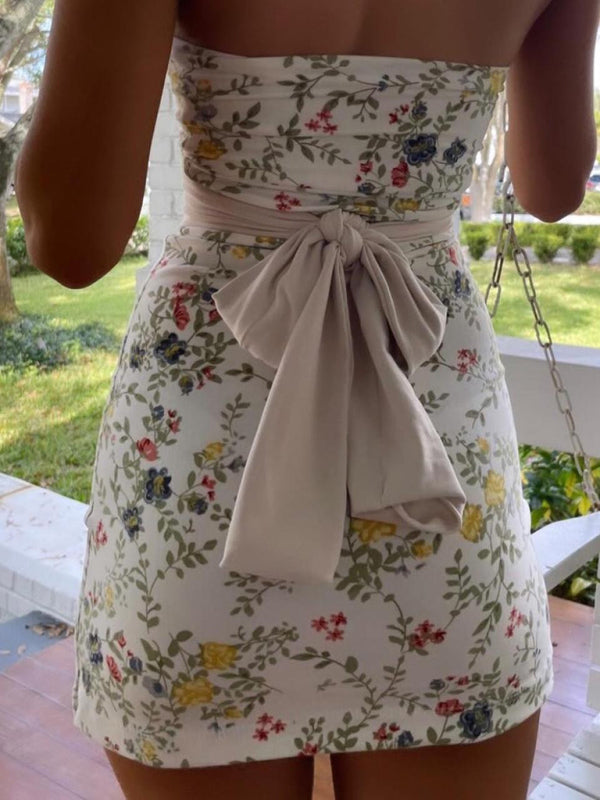 Isabel - Elegante Vestido Tubo Floral