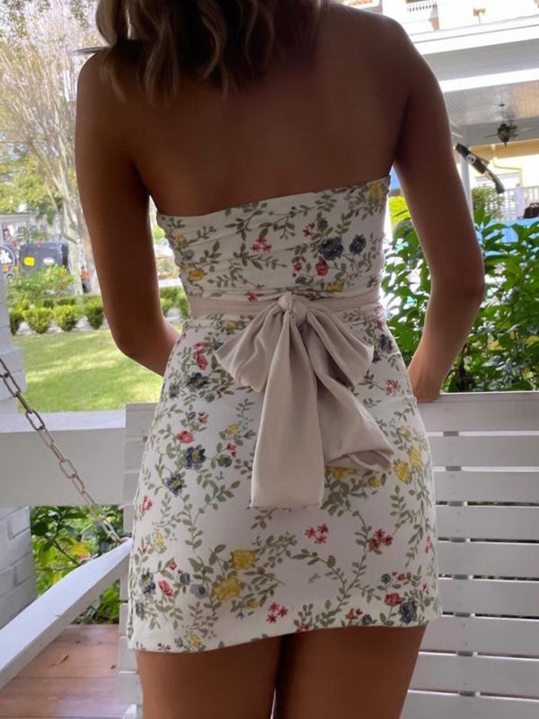 Isabel - Elegante Vestido Tubo Floral