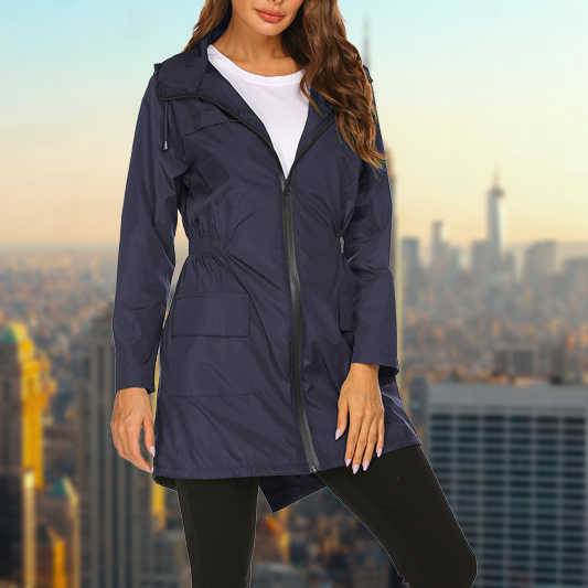 Janna - Chubasquero impermeable de exterior para mujer