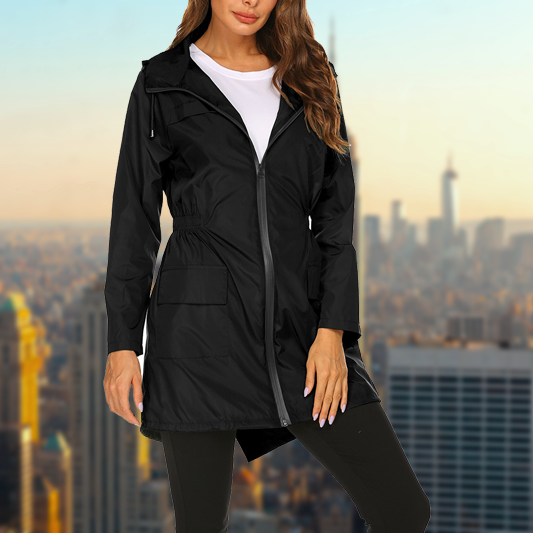 Janna - Chubasquero impermeable de exterior para mujer