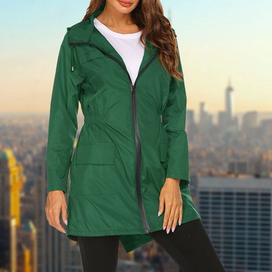 Janna - Chubasquero impermeable de exterior para mujer