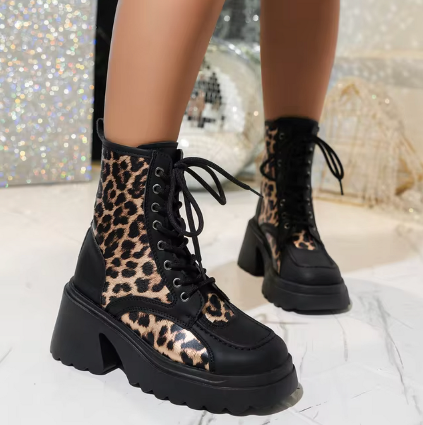 Whitney – Botas de alta calidad con tacones gruesos